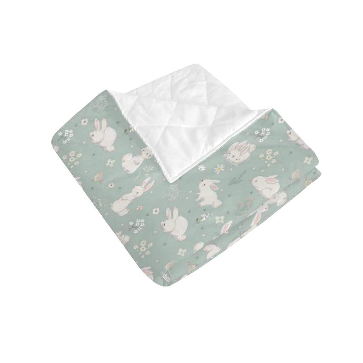 Bunny Pattern Print Design 03 Premium Quilt