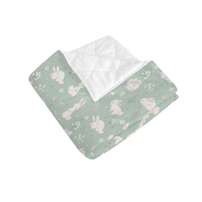 Bunny Pattern Print Design 03 Premium Quilt
