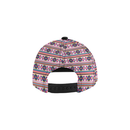 Indian Navajo Neon Themed Design Print Snapback Cap
