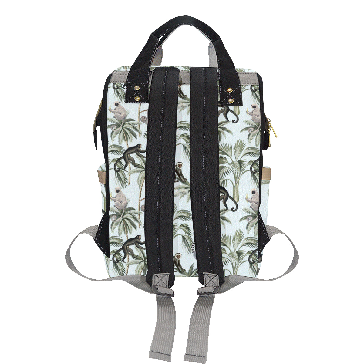 Rainforest Pattern Print Design RF04 Diaper Bag Backpack