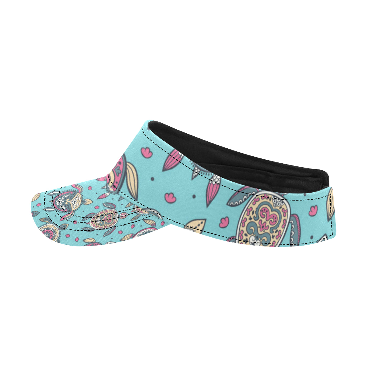 Sea Turtle Art Pattern Unisex Sun Visor