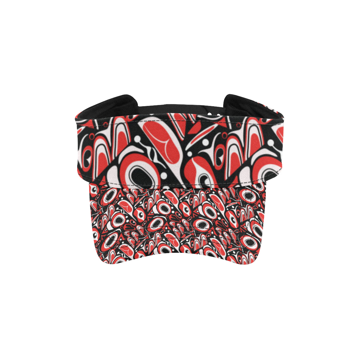 Totem Pole Texture Design Unisex Sun Visor
