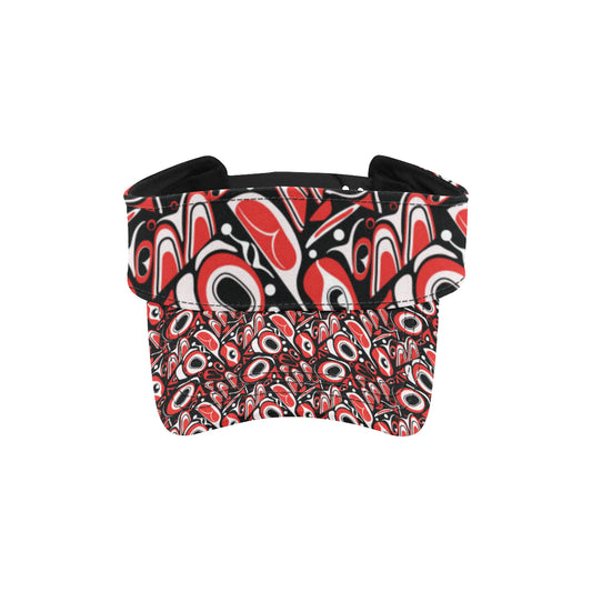 Totem Pole Texture Design Unisex Sun Visor