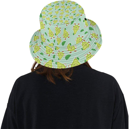 Avocado Pattern Print Design AC011 Unisex Bucket Hat