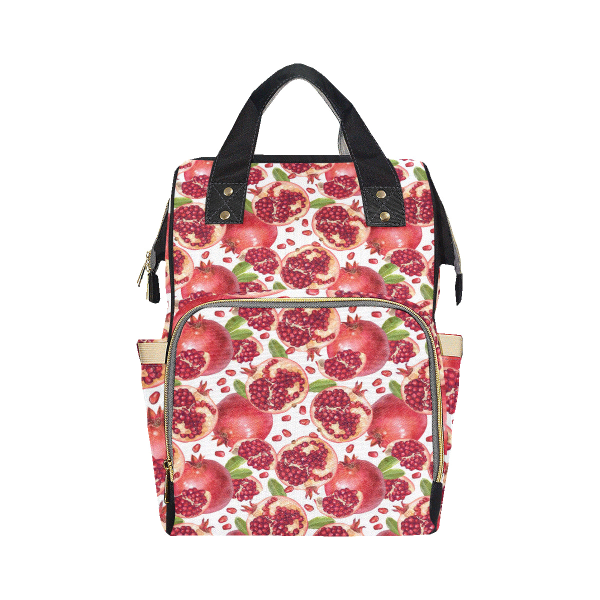Pomegranate Pattern Print Design PG03 Diaper Bag Backpack