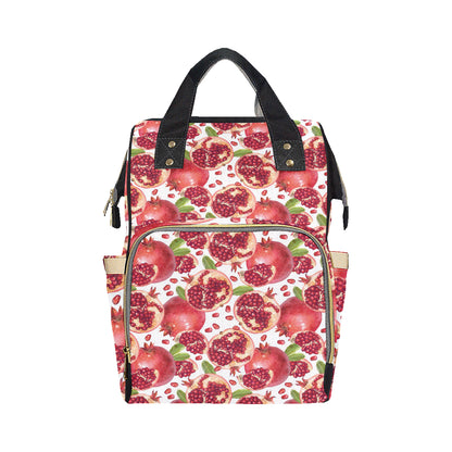 Pomegranate Pattern Print Design PG03 Diaper Bag Backpack