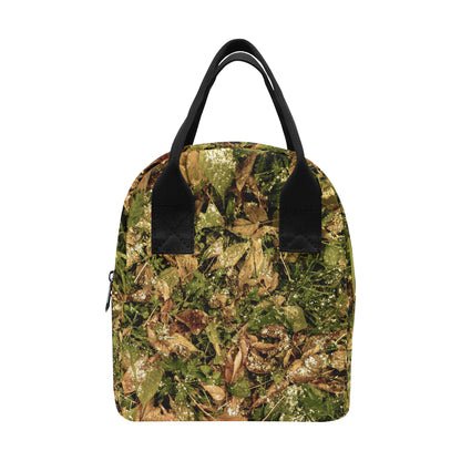 Camo Realistic Tree Forest Texture Print Insulated Lunch Bag