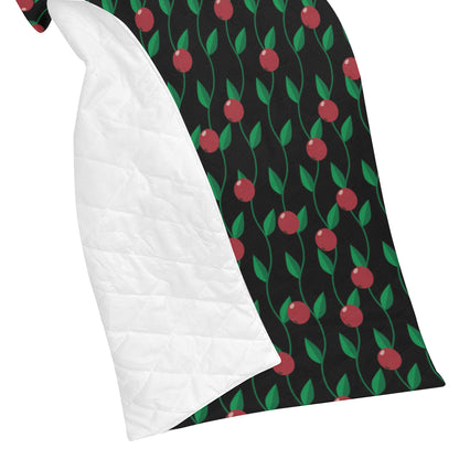 Cranberry Pattern Print Design CB01 Premium Quilt
