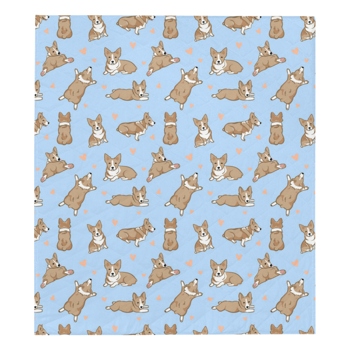 Pembroke Welsh Corgis Pattern Print Design A05 Premium Quilt