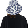 Hibiscus Pattern Print Design HB012 Unisex Bucket Hat