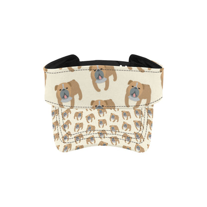 Bulldogs Pattern Print Design 01 Unisex Sun Visor