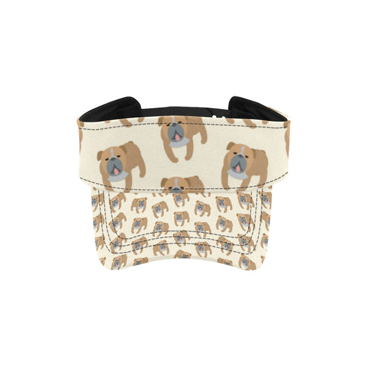 Bulldogs Pattern Print Design 01 Unisex Sun Visor