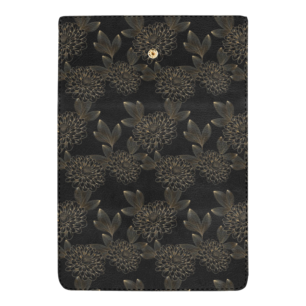 Dahlia Pattern Print Design DH04 Women's Trifold Wallet