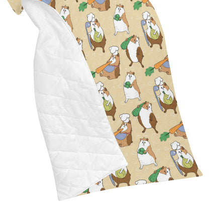 Guinea Pig Pattern Print Design 03 Premium Quilt
