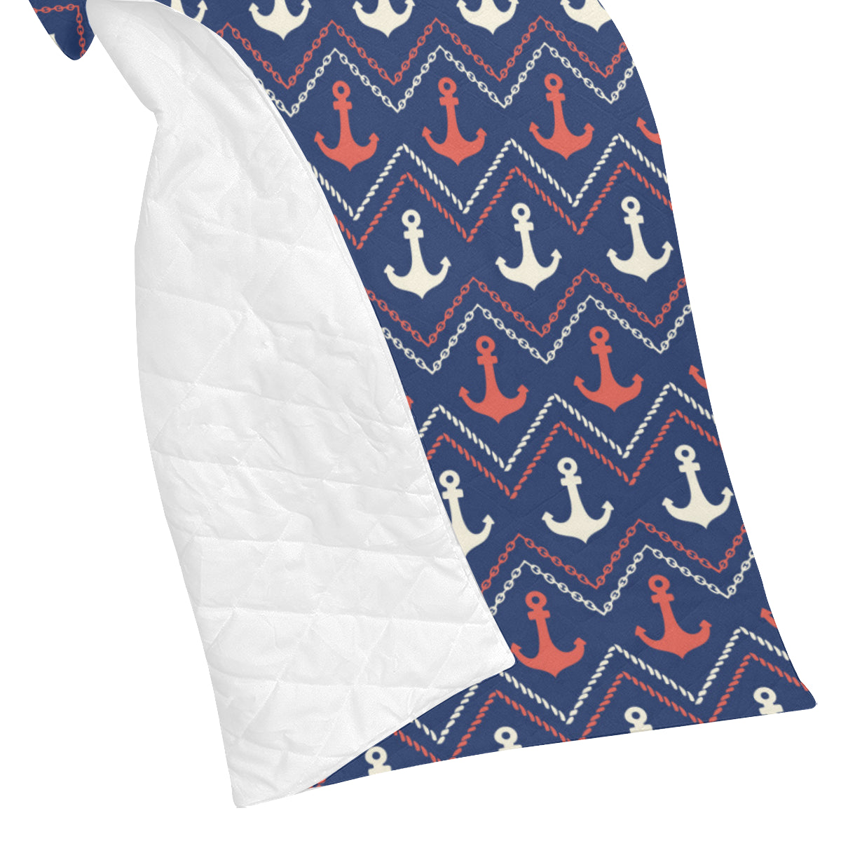 Anchor Pattern Print Design 07 Premium Quilt