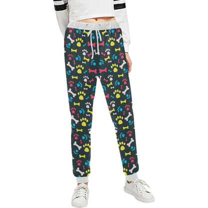 Paw Design Print Unisex Sweatpants