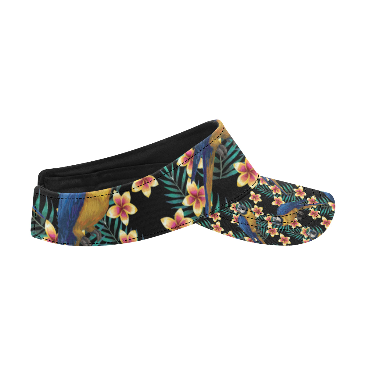Macaw Pattern Print Design 01 Unisex Sun Visor