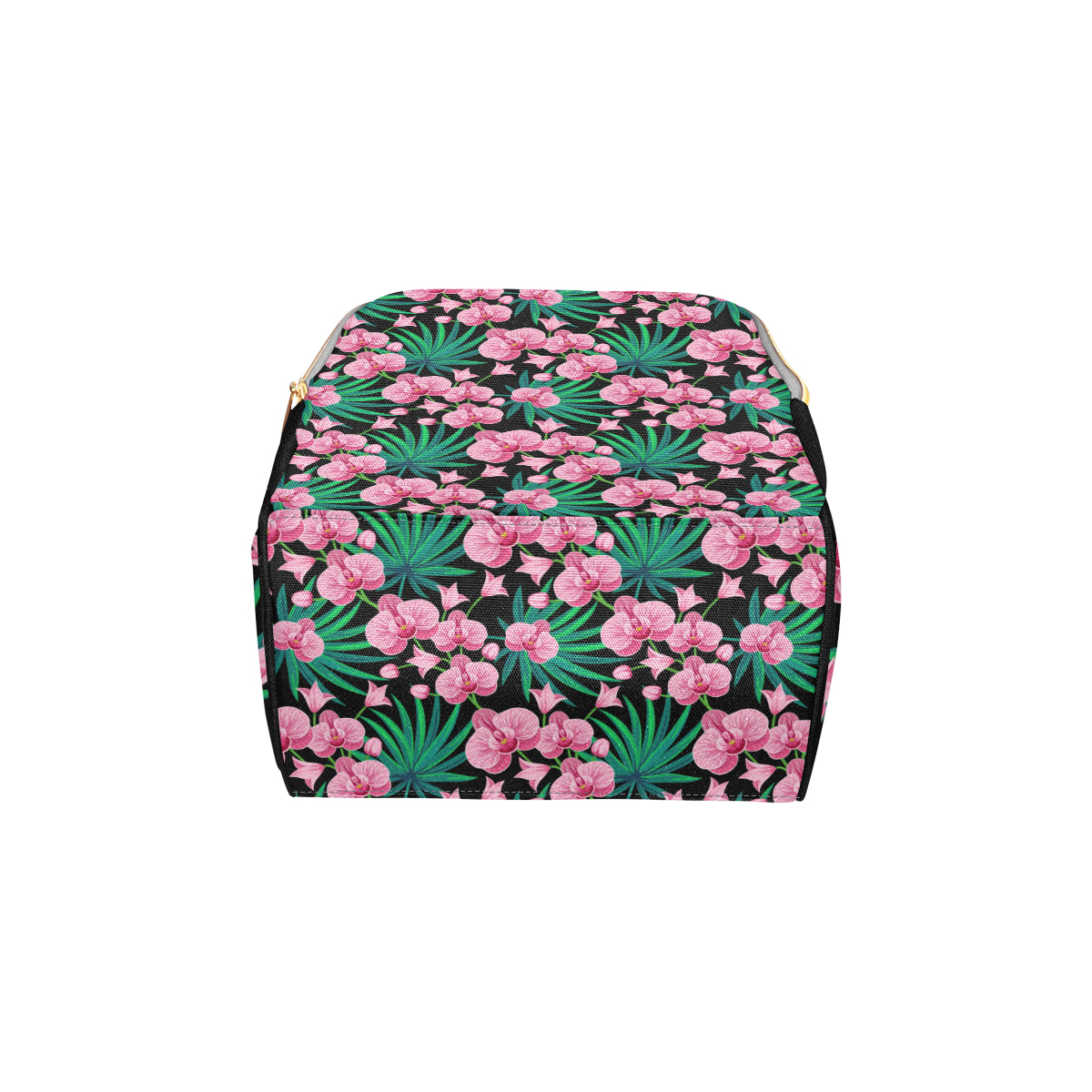 Orchid Pink Pattern Print Design OR06 Diaper Bag Backpack