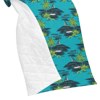 Pacific island Pattern Print Design A01 Premium Quilt