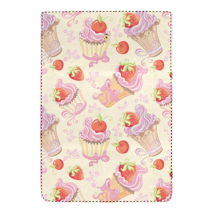 Strawberry Pink CupCake Women's Trifold Wallet