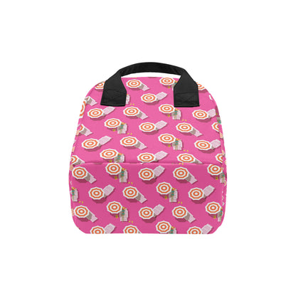 Beach Top View Umbrella Theme Insulated Lunch Bag