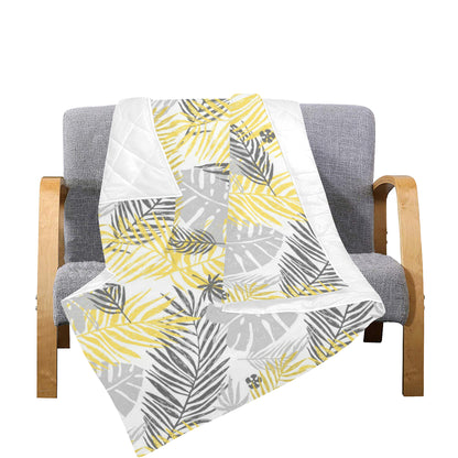 Palm Leaves Pattern Print Design PL012 Premium Quilt