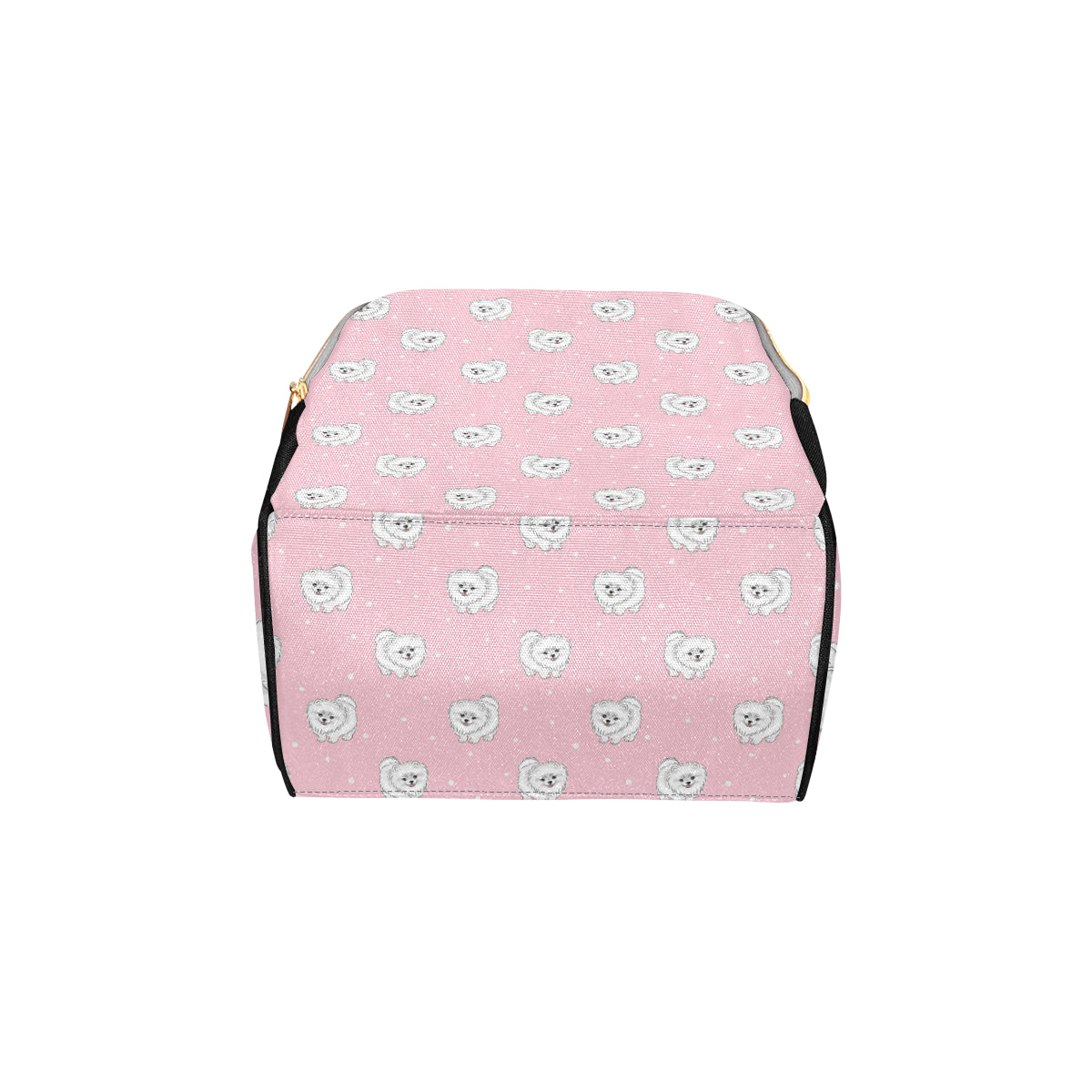 Pomeranians Pattern Print Design A02 Diaper Bag Backpack