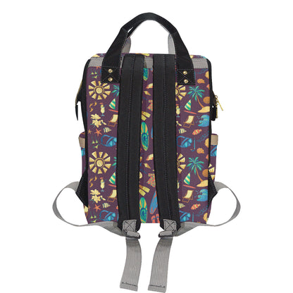 Aloha Hawaii Pattern Print Design 01 Diaper Bag Backpack