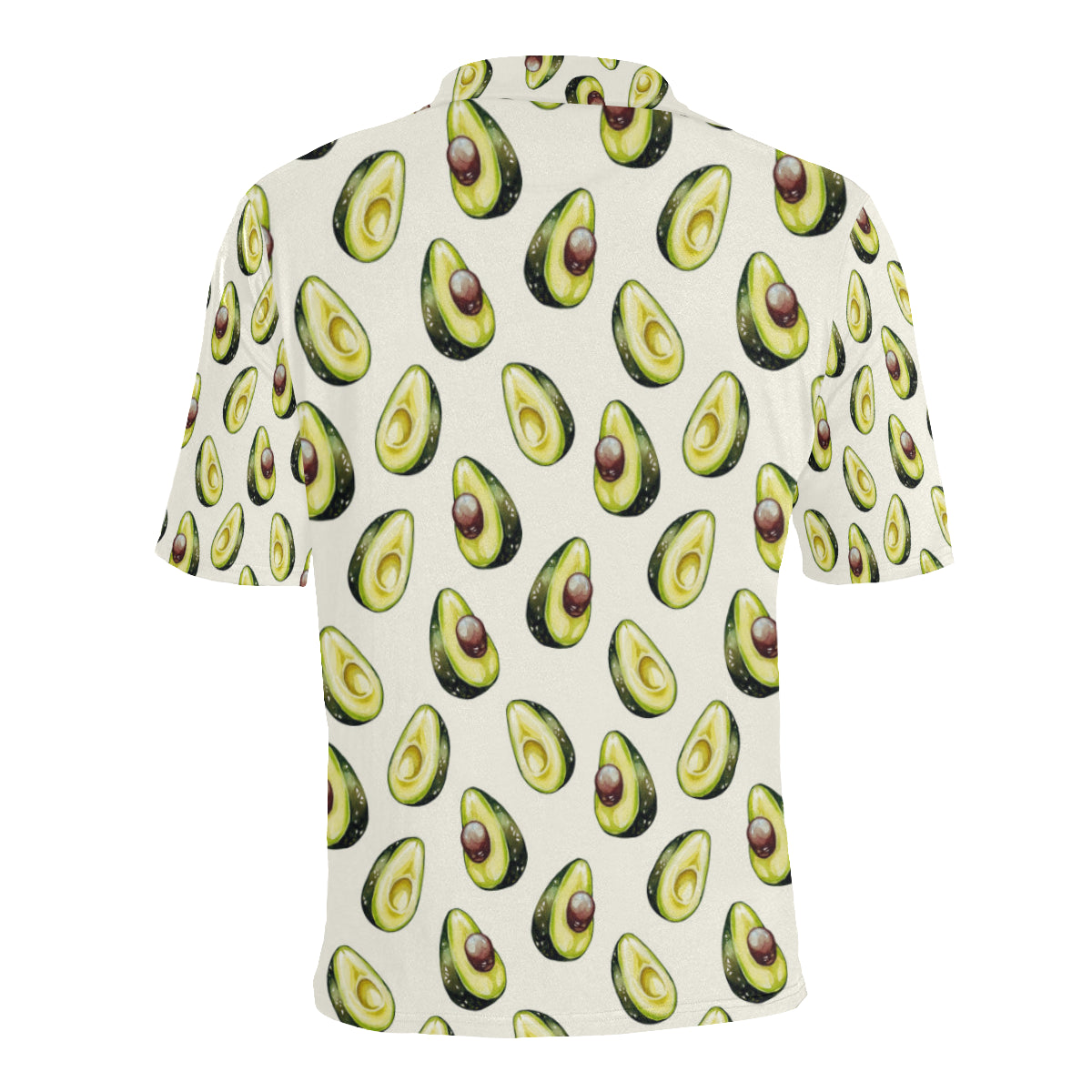 Avocado Pattern Print Design 01 Men Polo Shirt