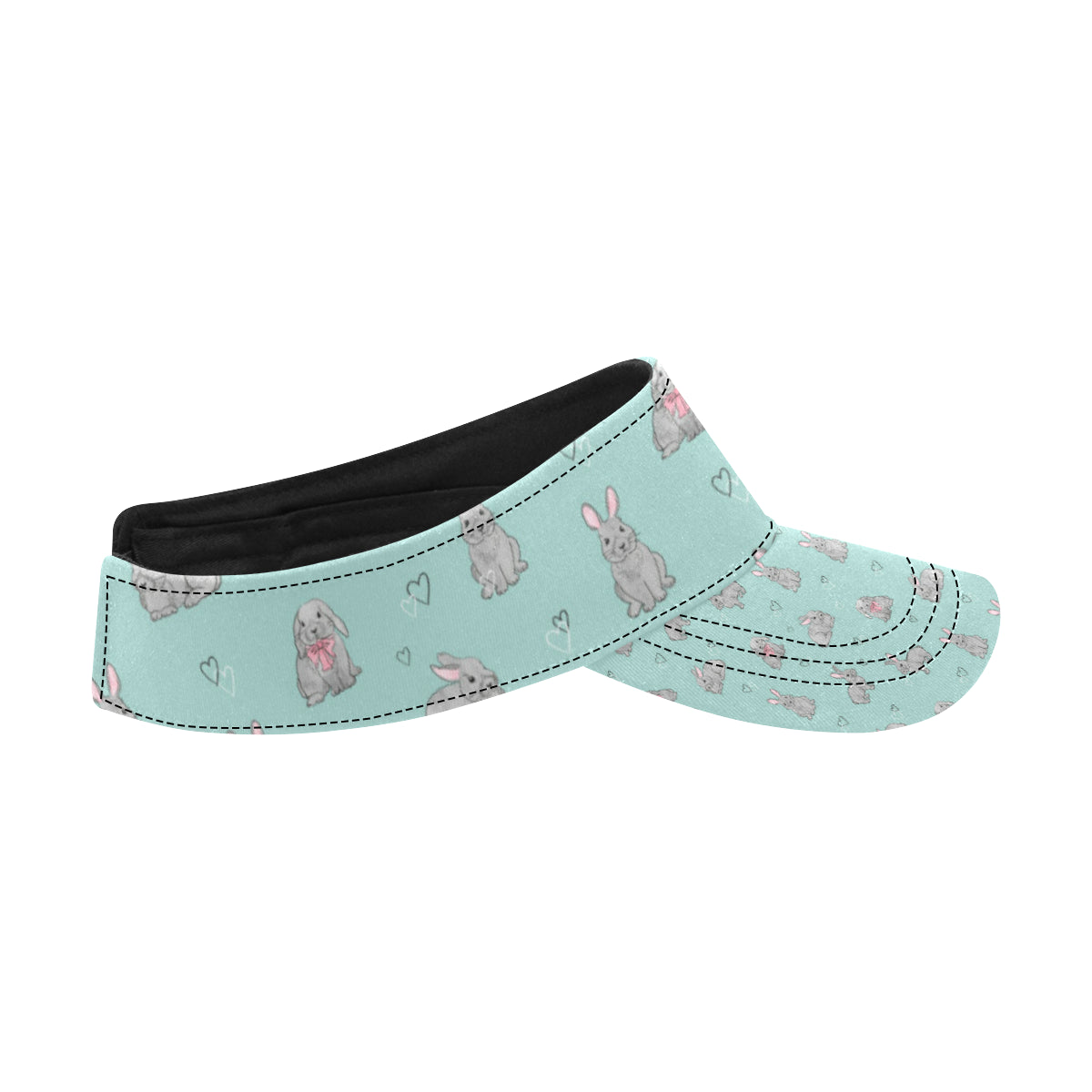 Bunny Pattern Print Design 02 Unisex Sun Visor