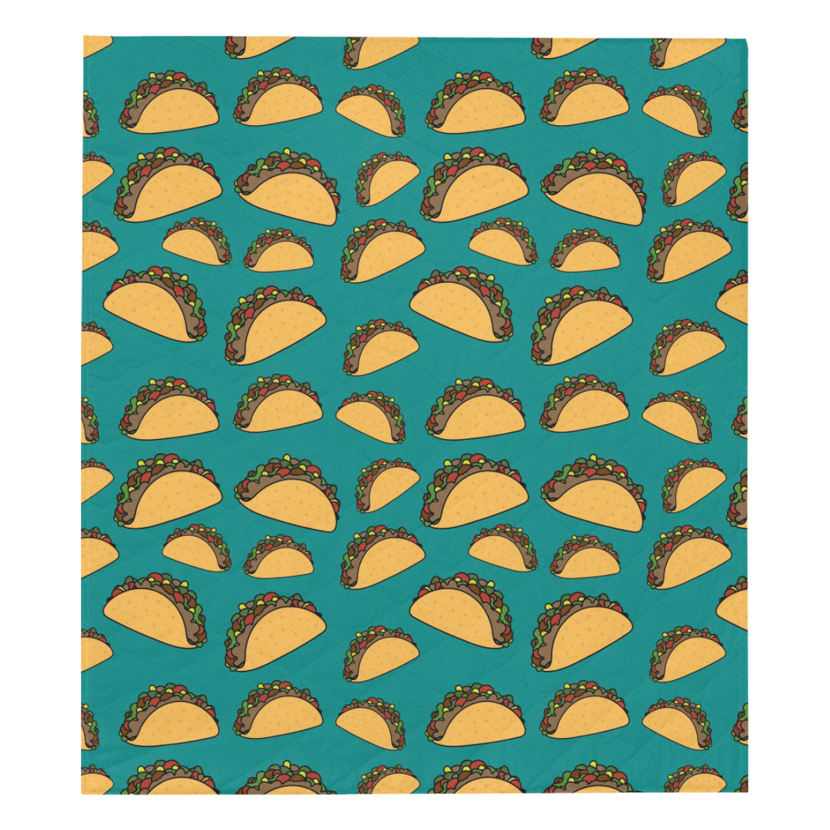 Taco Pattern Print Design TC07 Premium Quilt