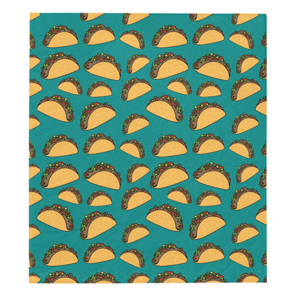 Taco Pattern Print Design TC07 Premium Quilt