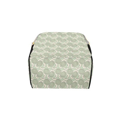 Cantaloupe Pattern Print Design 01 Diaper Bag Backpack