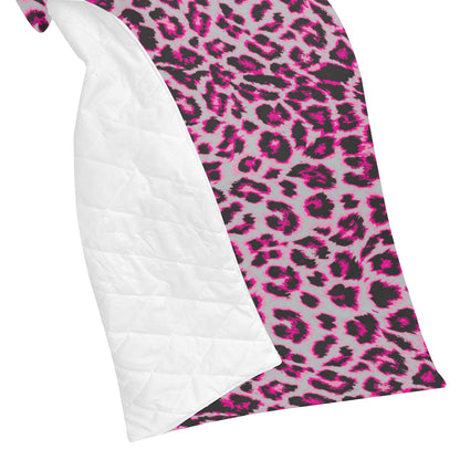 Leopard Pattern Print Design 02 Premium Quilt