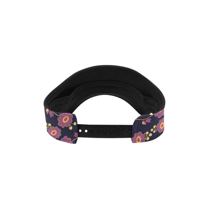 Anemone Pattern Print Design AM012 Unisex Sun Visor