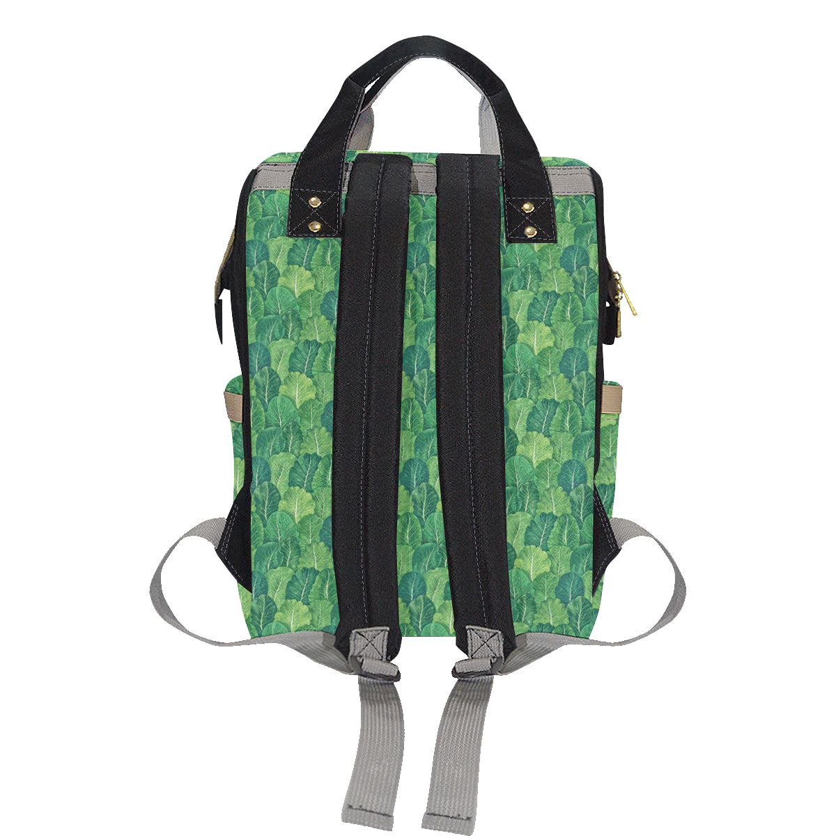 Cabbage Pattern Print Design 02 Diaper Bag Backpack