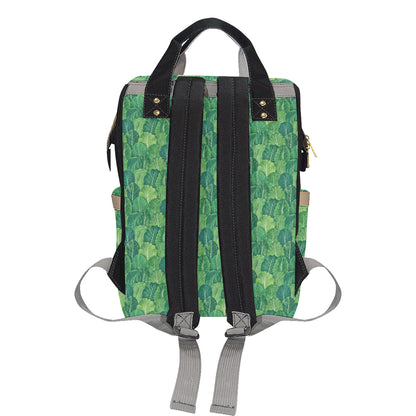 Cabbage Pattern Print Design 02 Diaper Bag Backpack
