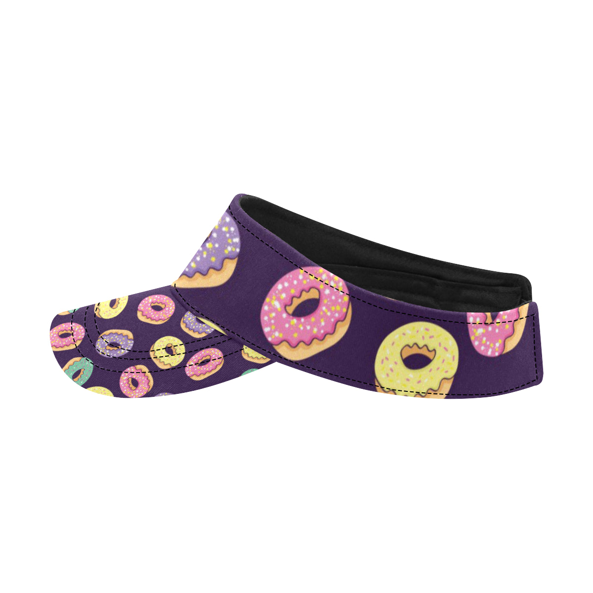 Donut Pattern Print Design DN08 Unisex Sun Visor