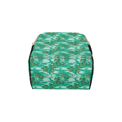 Palm Tree Pattern Print Design A01 Diaper Bag Backpack