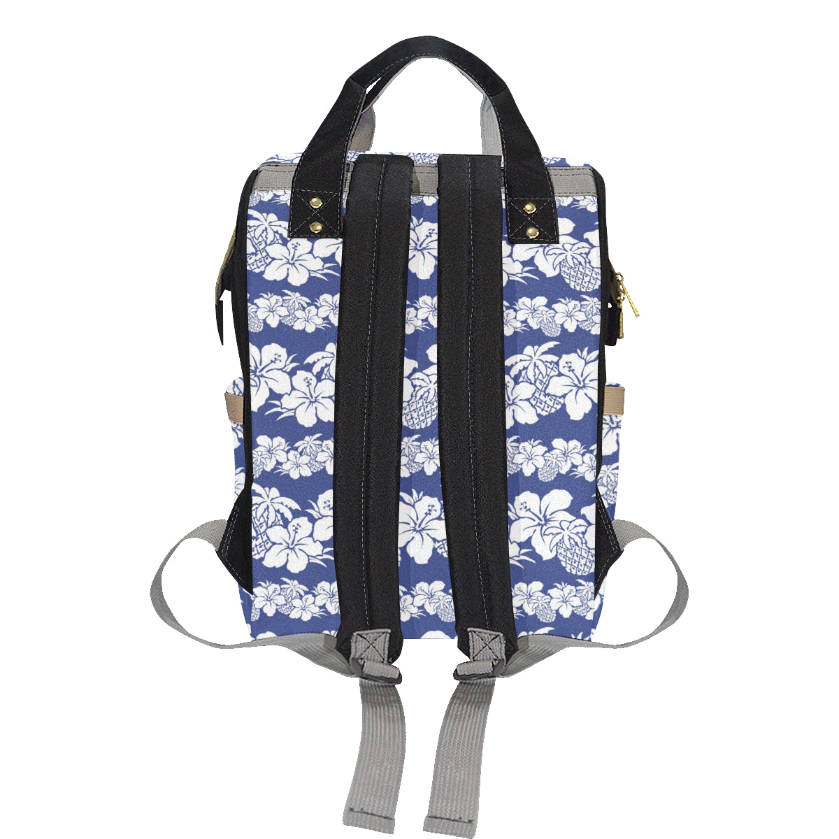 Hawaiian Themed Pattern Print Design H07 Diaper Bag Backpack