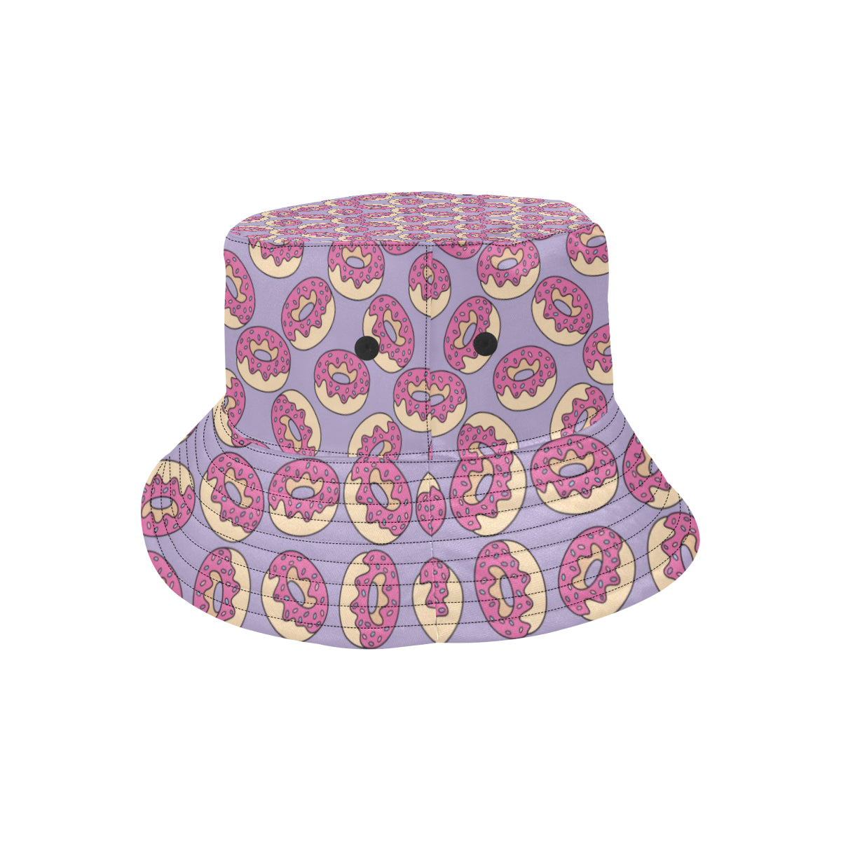 Donut Pattern Print Design DN015 Unisex Bucket Hat