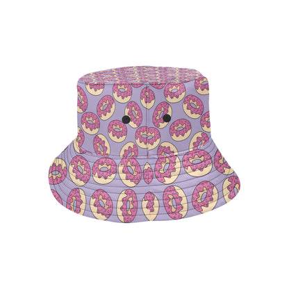 Donut Pattern Print Design DN015 Unisex Bucket Hat