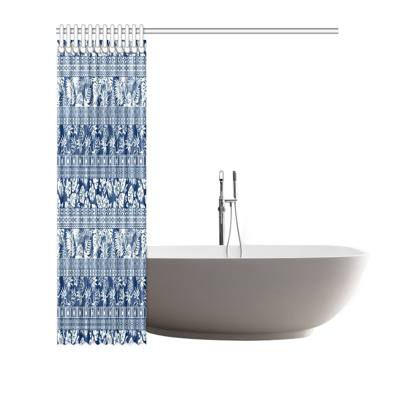 Hawaiian Themed Pattern Print Design H020 Shower Curtain