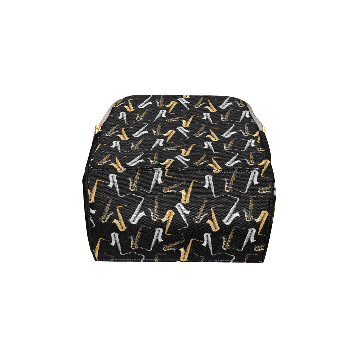 Saxophone Pattern Print Design 01 Diaper Bag Backpack