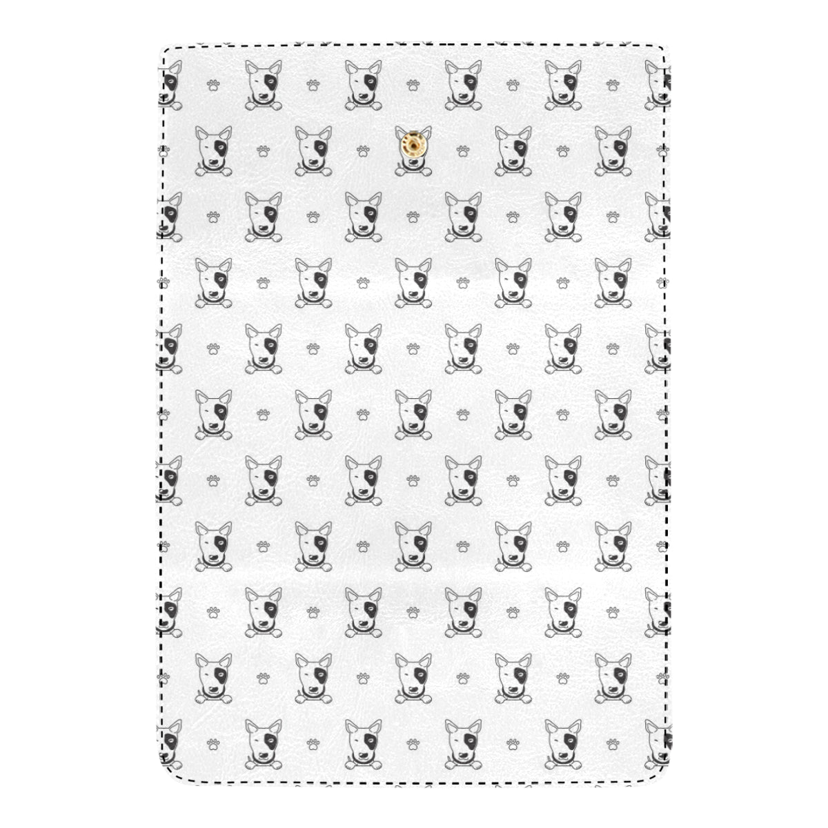 Bull Terriers Pattern Print Design 06 Women's Trifold Wallet