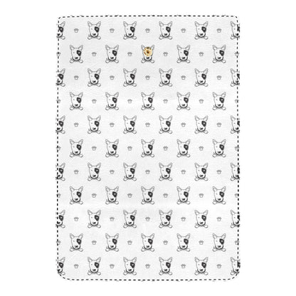 Bull Terriers Pattern Print Design 06 Women's Trifold Wallet