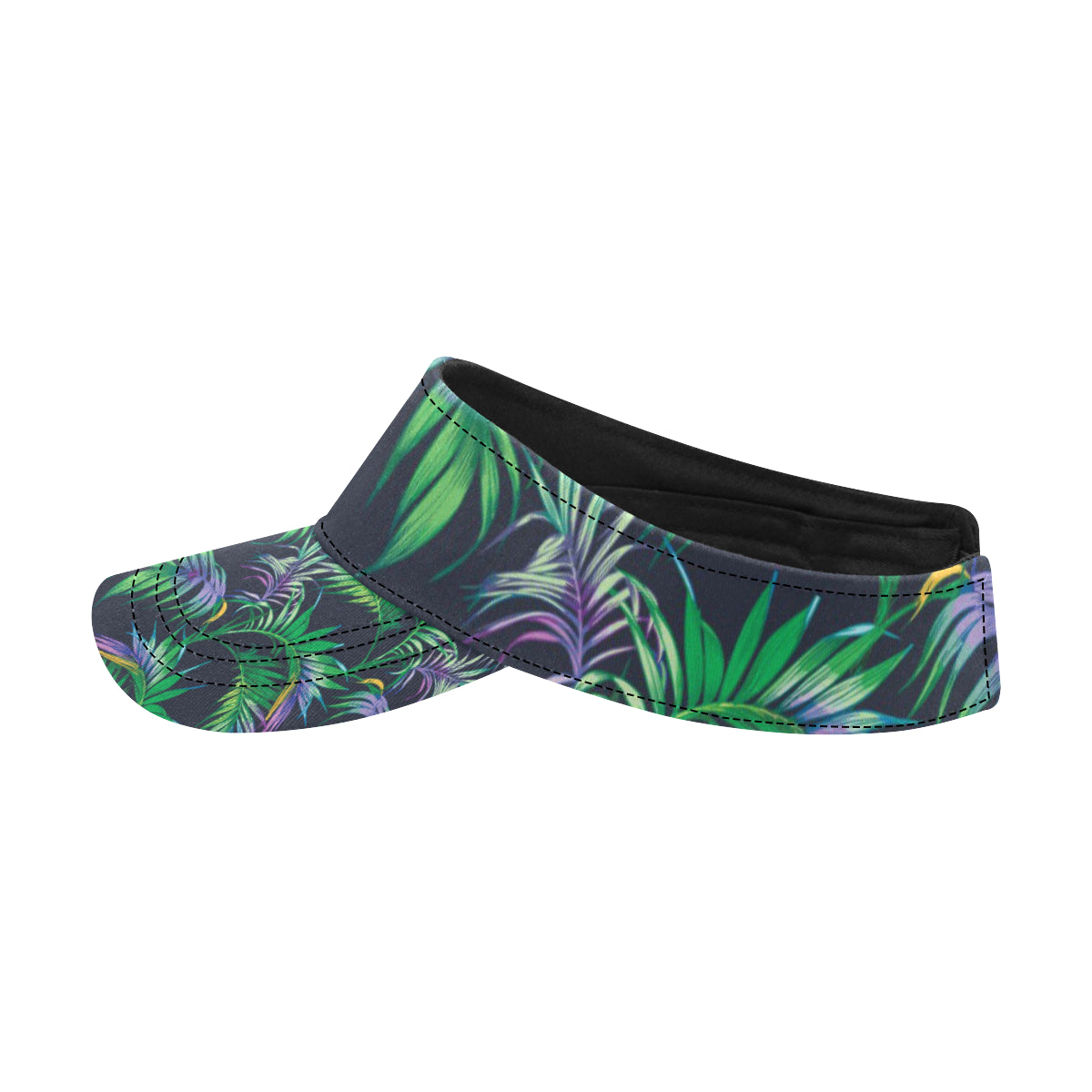 Palm Leaves Pattern Print Design PL04 Unisex Sun Visor