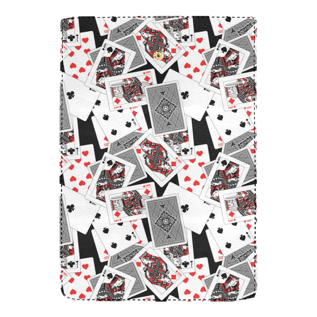 Poker Cards Pattern Print Design A04 Women's Trifold Wallet