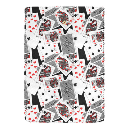 Poker Cards Pattern Print Design A04 Women's Trifold Wallet