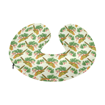 Conures Pattern Print Design 01 U-Shaped Travel Neck Pillow